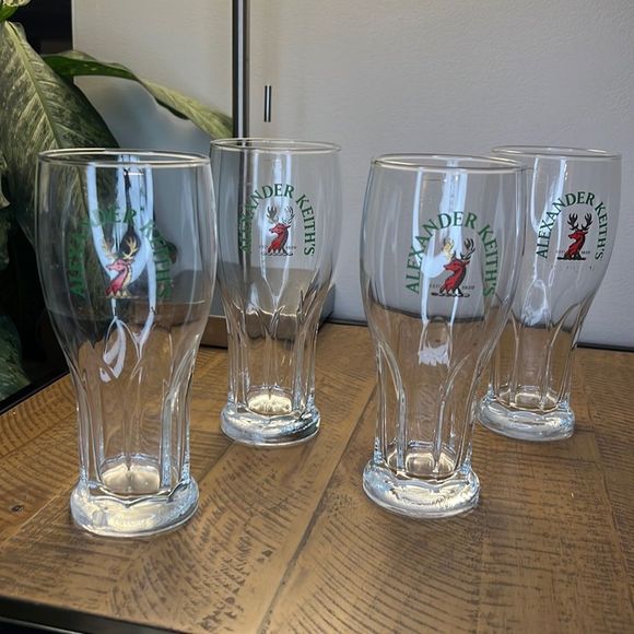 See of 4 Alexander Keith’s Pint Glasses - Picture 2 of 5